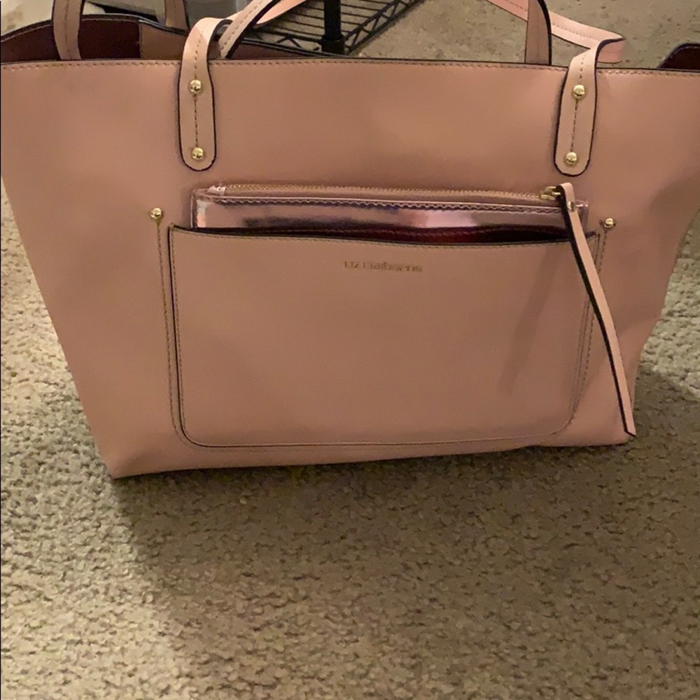 A large tote pink bag